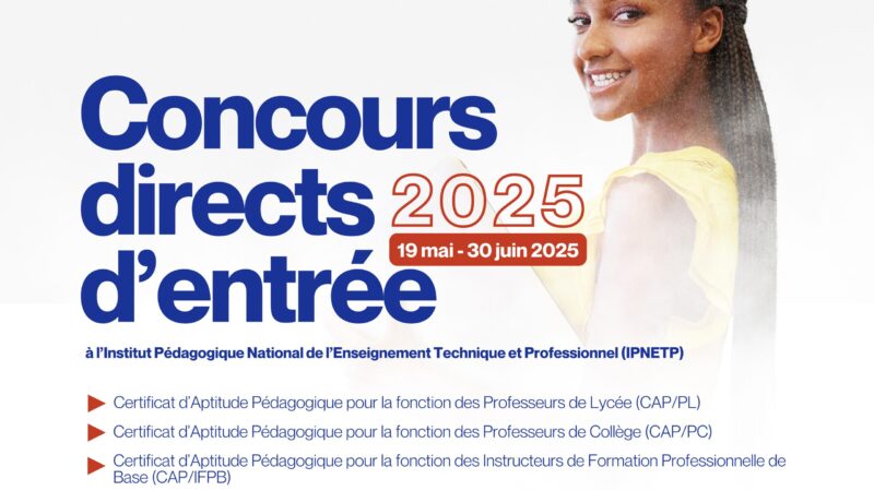 Concours Direct d’Entrée | Session 2025