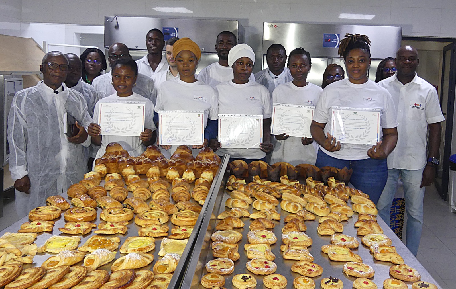 Remise de Parchemins – Formation en Viennoiserie
