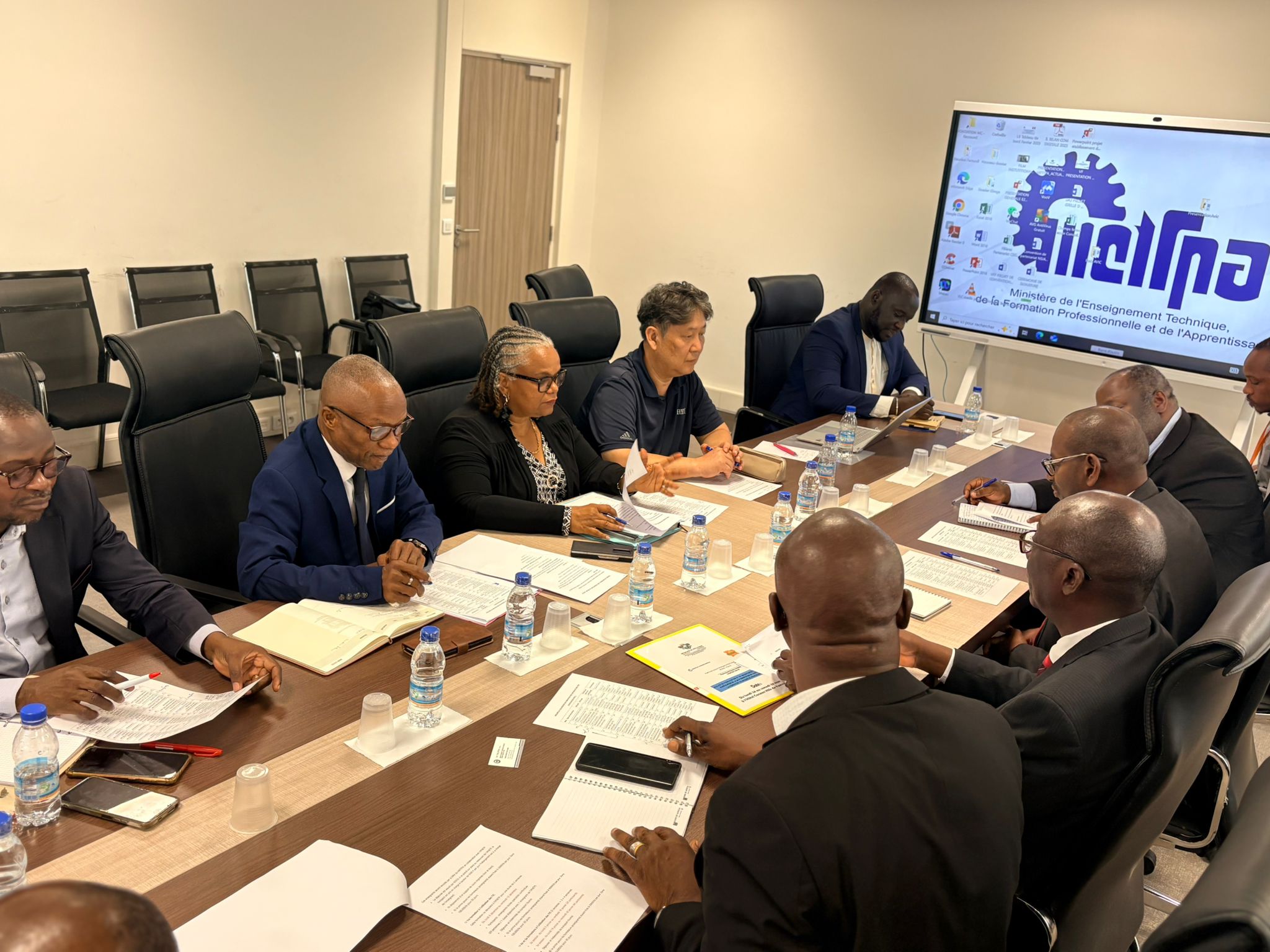 Réunion de validation du calendrier des formations TVET & ICT – METFPA / IPNETP / KOICA
